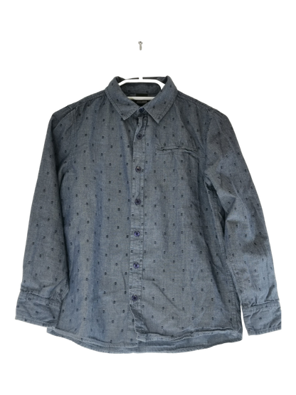 Lasten pitkähihainen kauluspaita, koko 146/152, (Ellos)