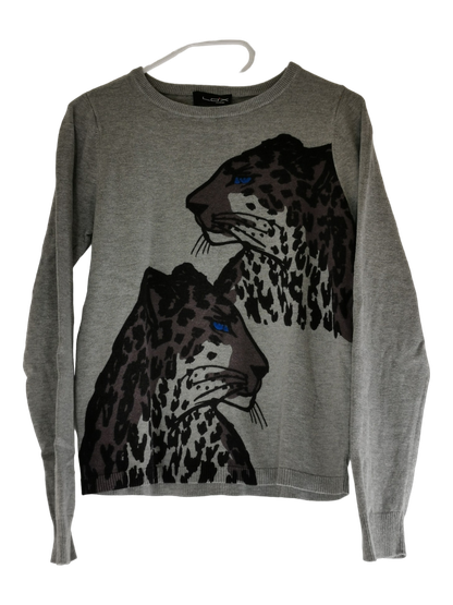 Lasten pitkähihainen neulepusero, koko S, (Looxent)