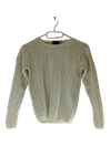 Lasten pitkähihainen neulepusero, koko 130 cm, (Basic fashion)