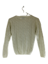 Lasten pitkähihainen neulepusero, koko 130 cm, (Basic fashion)