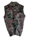 Lasten kauluksellinen hihaton liivi, koko 160 cm, (charles cottons)