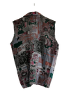 Lasten kauluksellinen hihaton liivi, koko 160 cm, (charles cottons)
