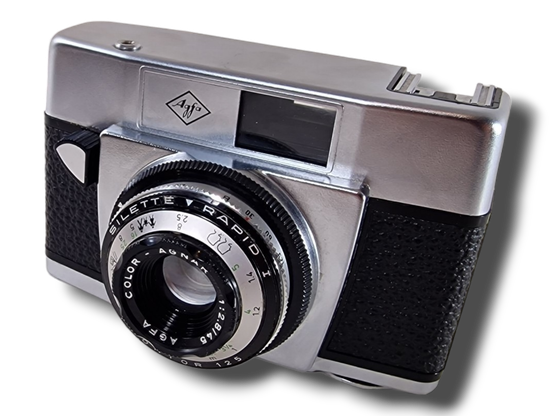 Vintage filmikamera (Agfa Silette Rapid I)