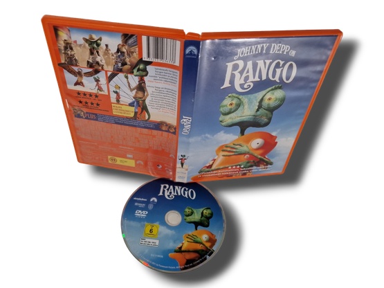 Lasten DVD -elokuva (Johnny Depp on Rango) K12