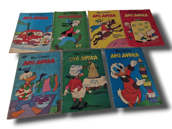 Lehti 7kpl (Aku Ankka / 1972)