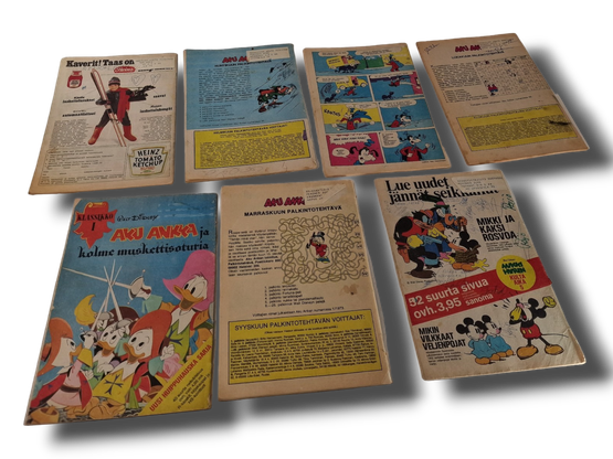 Lehti 7kpl (Aku Ankka / 1972)