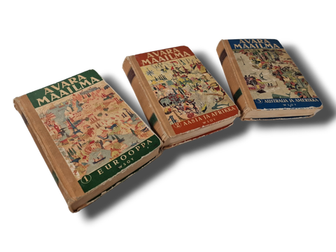 Kirja (Avara Maailma 1/2/3 - Eurooppa / Aasia ja Afrikka / Australia ja Amerikka)