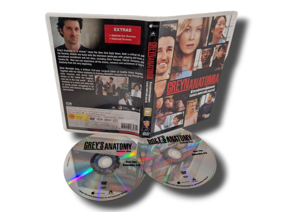 DVD -elokuva (Greyn Anatomia Season 1 jaksot 1-9) K12