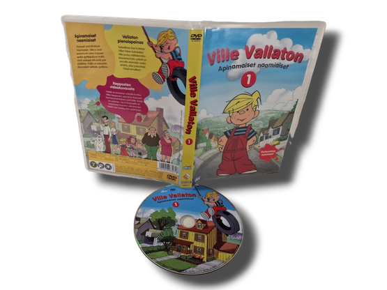 Lasten DVD -elokuva (Ville Vallaton 1 - Apinamaiset naamiaiset) K7