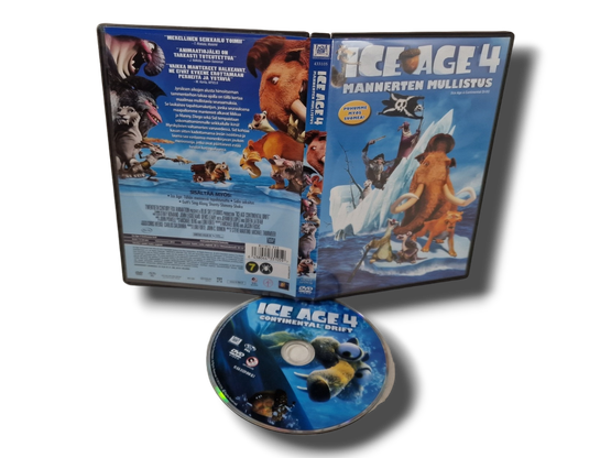 Lasten DVD -elokuva (Ice Age 4 - Mannerten Mullistus) K7