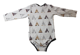 Lasten pitkähihainen body, koko 86/92 cm, (Nosh)