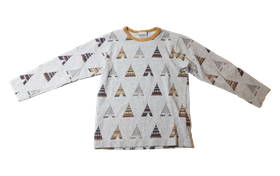 Lasten pitkähihainen pusero, koko 110-116 cm, (Nosh)