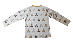 Lasten pitkähihainen pusero, koko 110-116 cm, (Nosh)