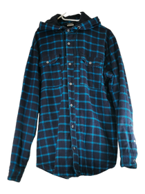 Miesten pitkähihainen hupullinen gollegepusakka, koko M (Nike)