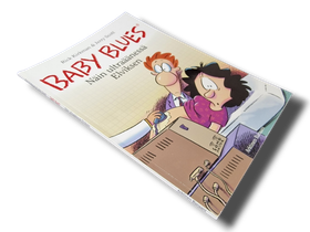 Sarjakuva (Baby Blues : Näin ultraäänessä Elviksen - Rick Kirkman)