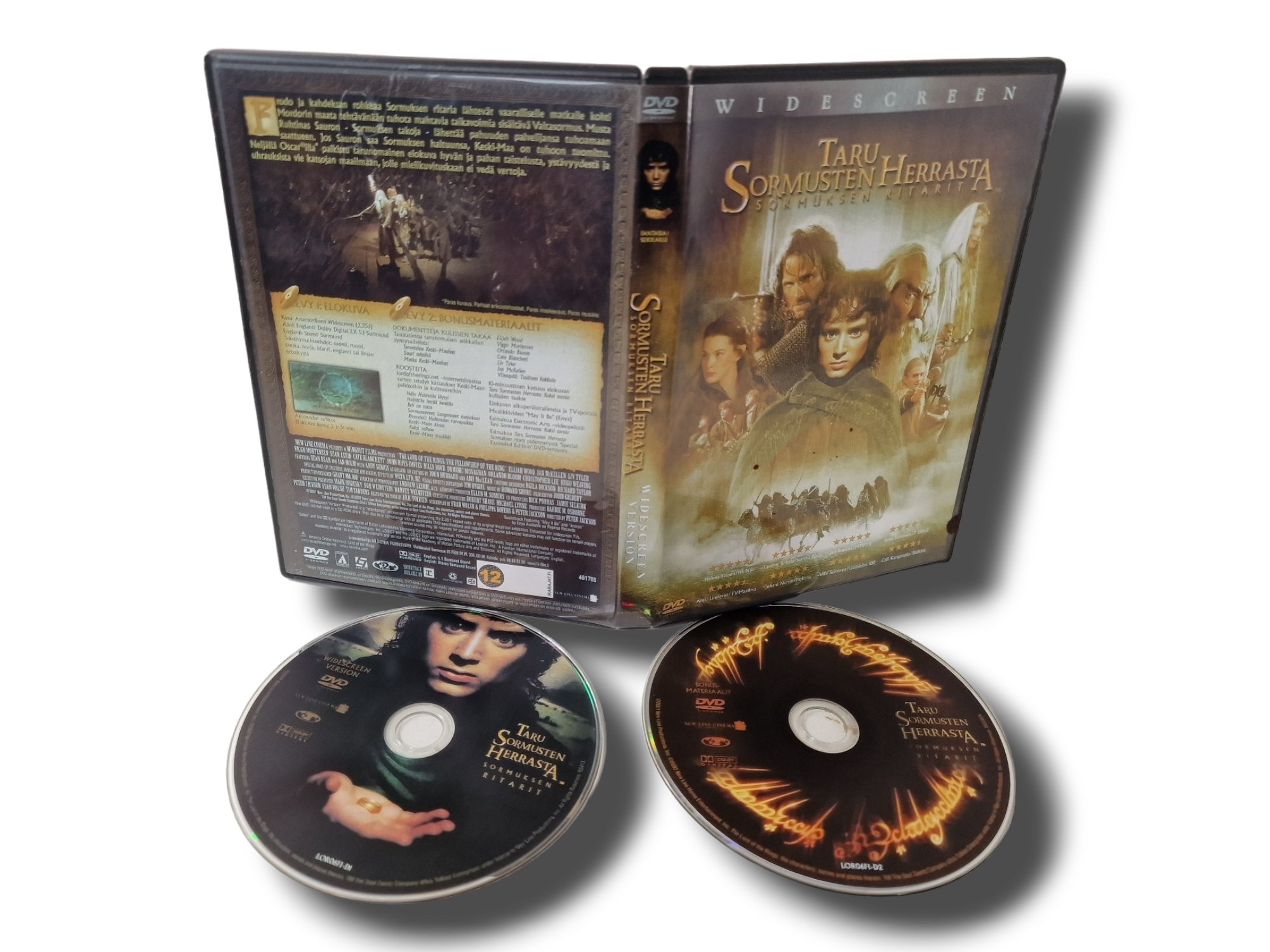 DVD -elokuva (Taru Sormusten Herrasta - Sormuksen Ritarit) K12 ...