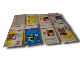 8 vanhaa lehteä vuosilta 1971-1974