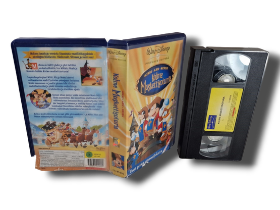 Lasten VHS -elokuva (Kolme Muskettisoturia - Walt Disney) S