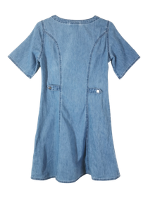 Naisten lyhythihainen farkkumekko, XS ( Monki)