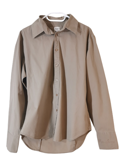 Naisten pitkähihainen kauluspusero, L ( Pepe Jeans)