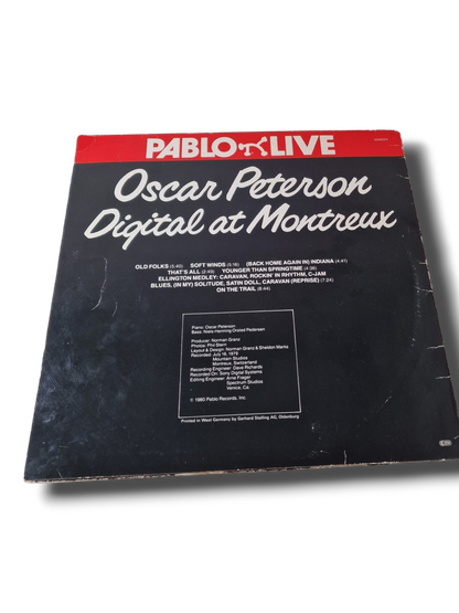 LP / vinyyli -levy (Oscar Peterson - Digital at Montreux)
