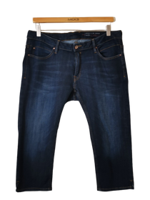 Naisten puolipitkälahkeiset farkkuhousut L/ 34