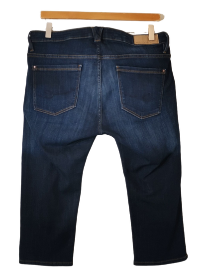 Naisten puolipitkälahkeiset farkkuhousut L/ 34