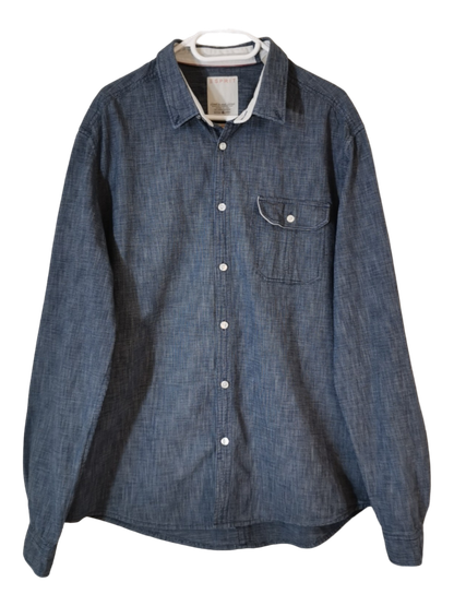 Miesten pitkähihainen kauluspusero, XXL( Espirit)