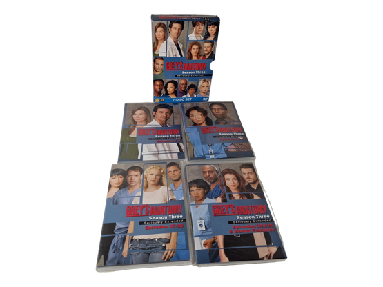 DVD - TV -sarja (Greys's Anatomia - Season 3) K12