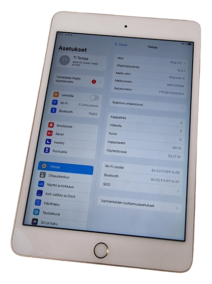 Taulutietokone (Apple iPad Mini 4 64Gb)