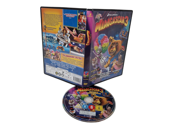 Lasten DVD -elokuva (Madagascar 3) K7