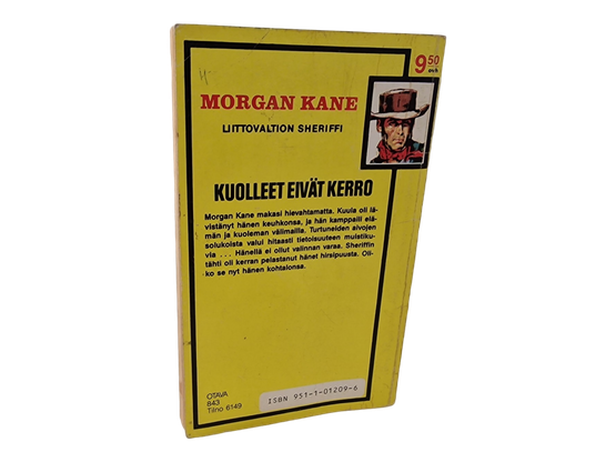 Kirja (Morgan Kane 15 : Kuolleet Eivät Kerro - Louis Masterson)