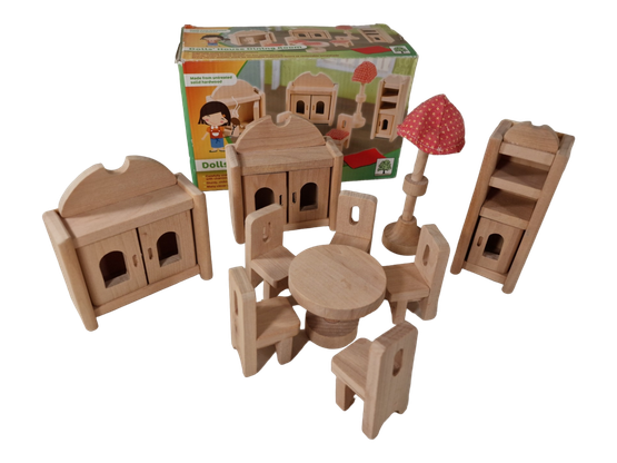 Nukkekodin kalusteita