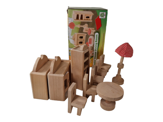 Nukkekodin kalusteita