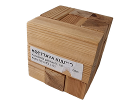 Koottavaa puinen kuutio
