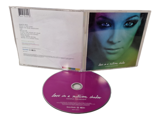 CD -levy (Hanna Pakarinen - love in a million shades)