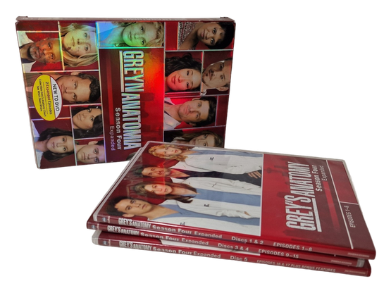 DVD - TV -sarja (Greyn Anatomia - season 4) K12