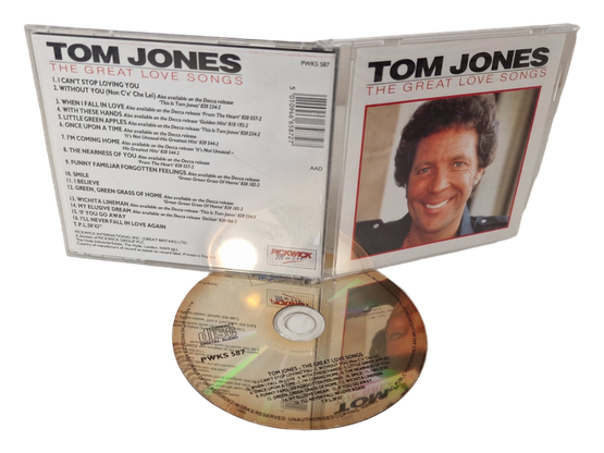 CD -levy (Tom Jones - The Great Love Songs)