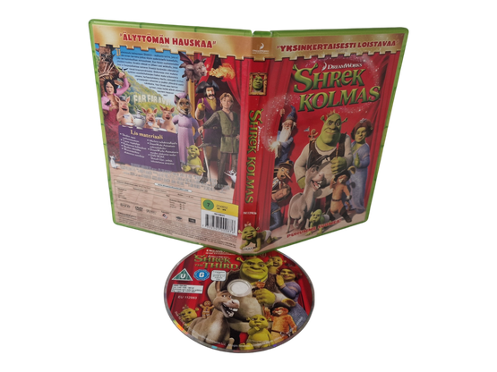 Lasten DVD -elokuva (Shrek Kolmas) K7