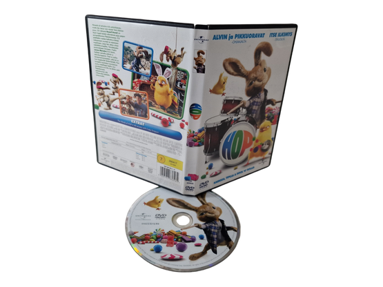Lasten DVD -elokuva (Alvin ja Pikkuoravat - HOP) K7