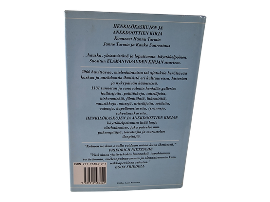 Kirja (Henkilökaskujen & Anekdoottien Kirja - Hannu Tarmio)