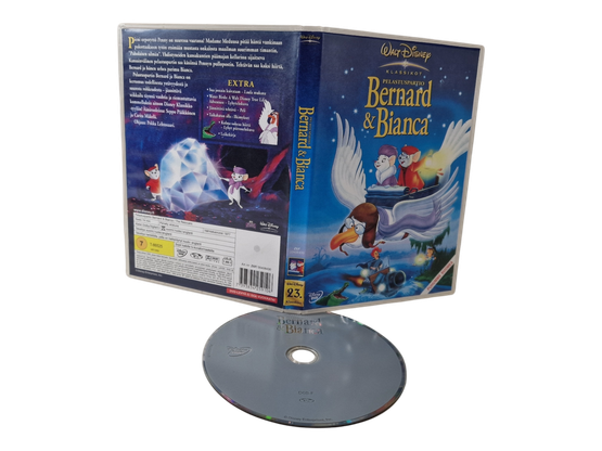 Lasten DVD -elokuva (Pelastuspartio Bernard & Bianca - Disney) K7