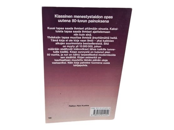 Kirja (Miten saan ystäviä menestystä vaikutusvaltaa - Dale Carnegie)
