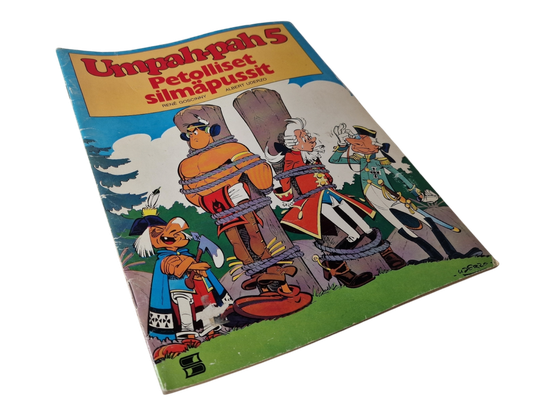 Sarjakuvalehti (Umpah-pah 5/1977 -Petolliset silmäpussit - René Goscinny)
