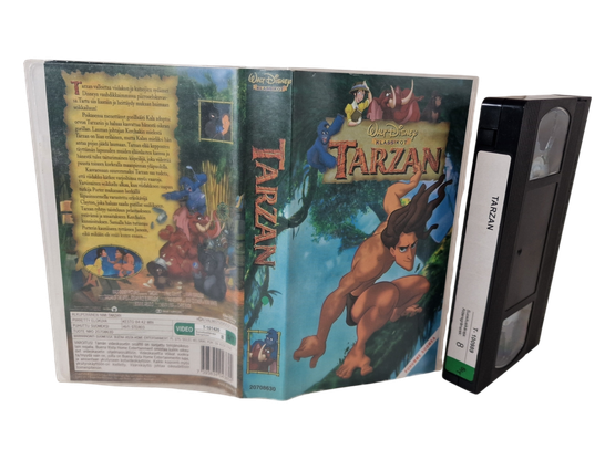 Lasten VHS -elokuva (Tarzan - Walt Disney) S
