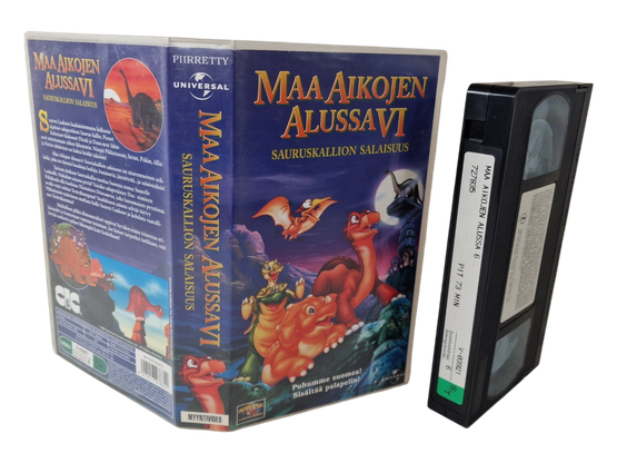 Lasten VHS -elokuva (Maa Aikojen Alussa VI - Sauruskallion Salaisuus) S