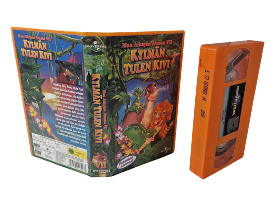 Lasten VHS -elokuva (Maa Aikojen Alussa VII - Kylmän Tulen Kivi) S