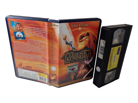 Lasten VHS -elokuva (Leijonakuningas - Walt Disney) K7