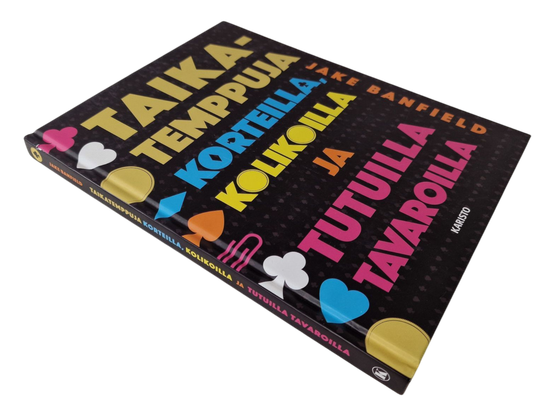 Kirja (Taikatemppuja korteilla, kolikoilla ja tutuilla tavaroilla - Jake Banfield)