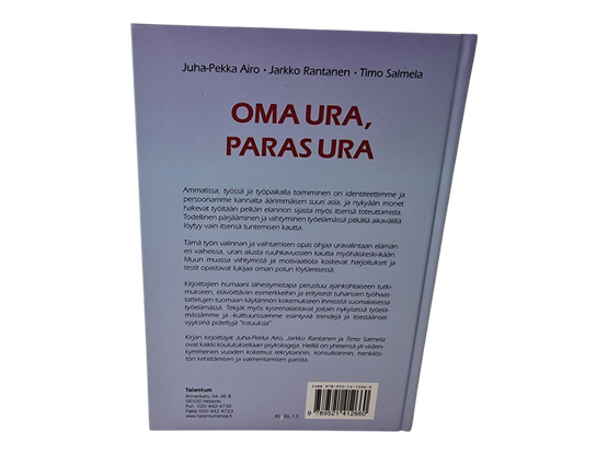 Kirja (Oma Ura, Paras Ura - Juha-Pekka Airo)